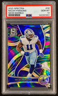 2022 Panini Spectra Micah Parsons Neon Marble /4 #28 PSA 10