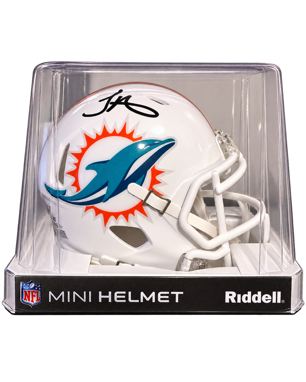 Tyreek Hill Signed Dolphins Mini Helmet - Beckett