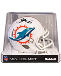 Tyreek Hill Signed Dolphins Mini Helmet - Beckett