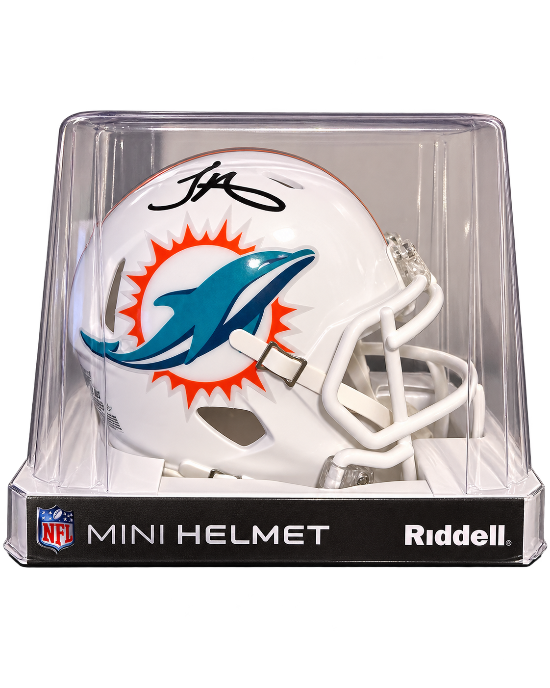 Tyreek Hill Signed Dolphins Mini Helmet - Beckett
