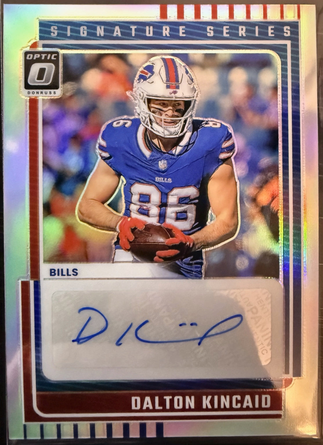 2025 Panini Donruss Optic Dalton Kincaid Signature Series Holo Auto #SSH-DK