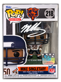 Mike Singletary Signed Chicago Bears Funko Pop #218 – Beckett Witnessed