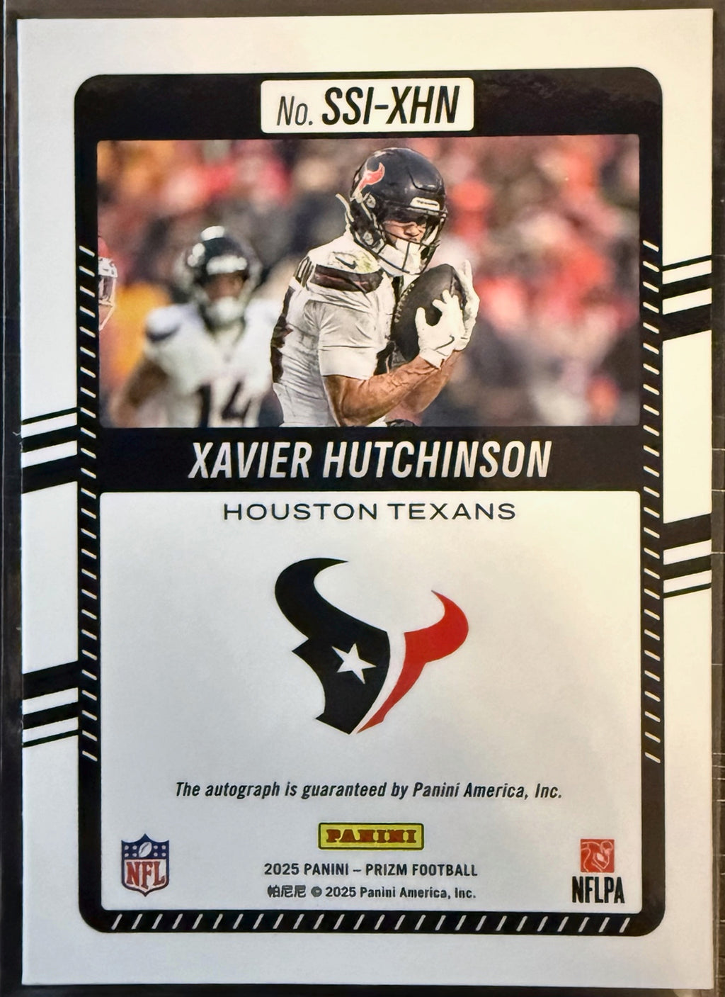 2025 Panini Prizm Xavier Hutchinson Significant Signatures Autograph #SSI-XHN – Houston Texans