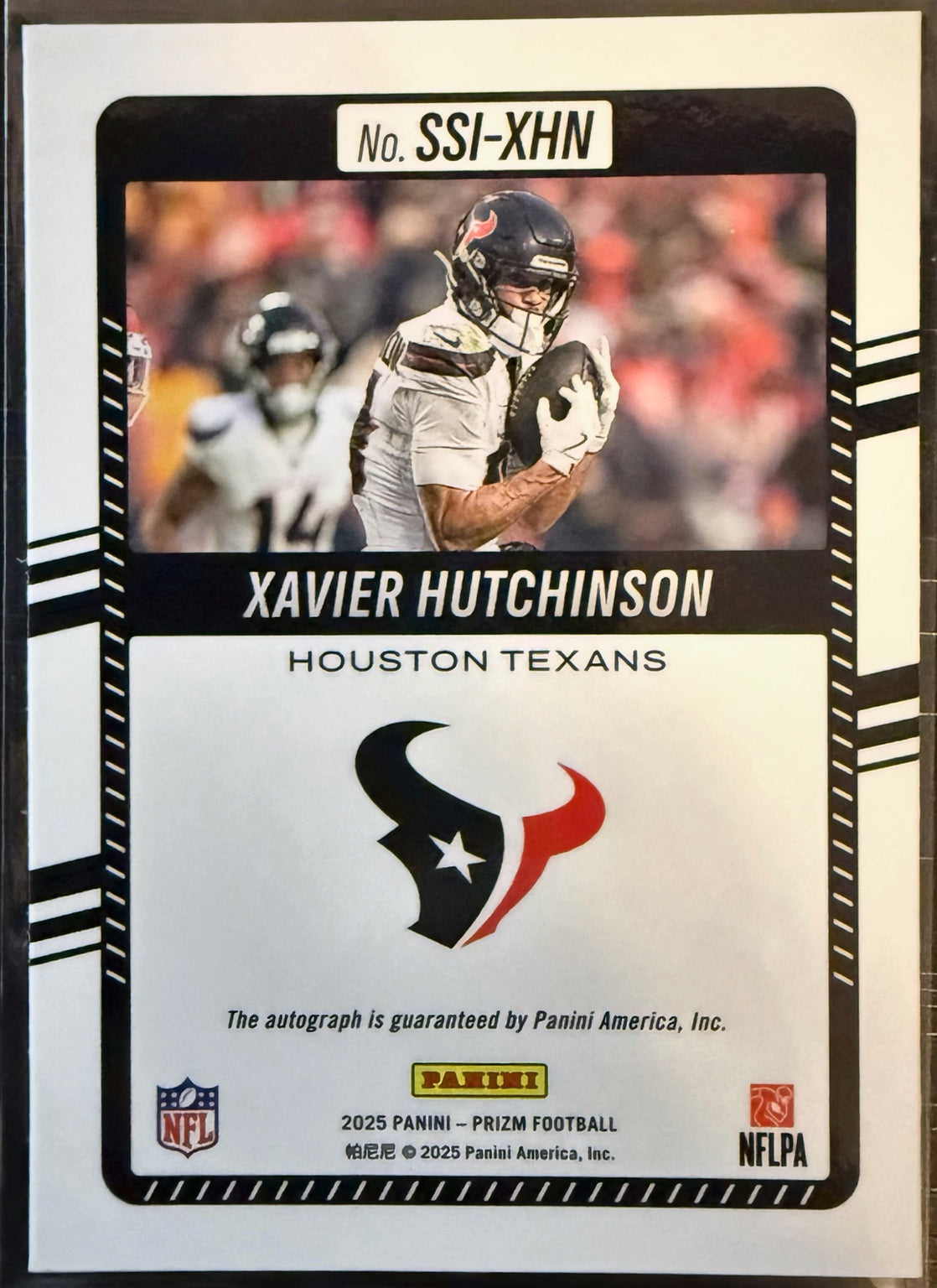 2025 Panini Prizm Xavier Hutchinson Significant Signatures Autograph #SSI-XHN – Houston Texans