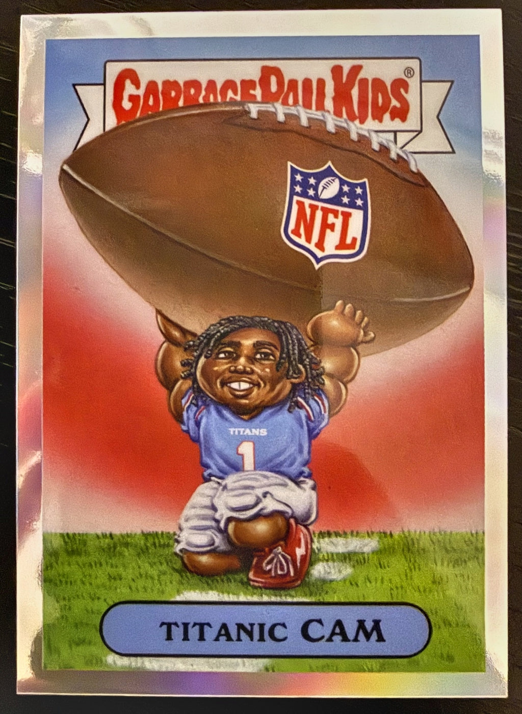 2026 Bowman Football Cam Ward Titanic Cam GPK Case Hit SSP #NFLG-CWA