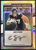 2025 Panini Prizm Cade Stover Significant Signatures Auto #SSI-CSR