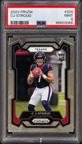 2023 Panini Prizm C.J. Stroud Rookie RC #339 PSA 9 Mint