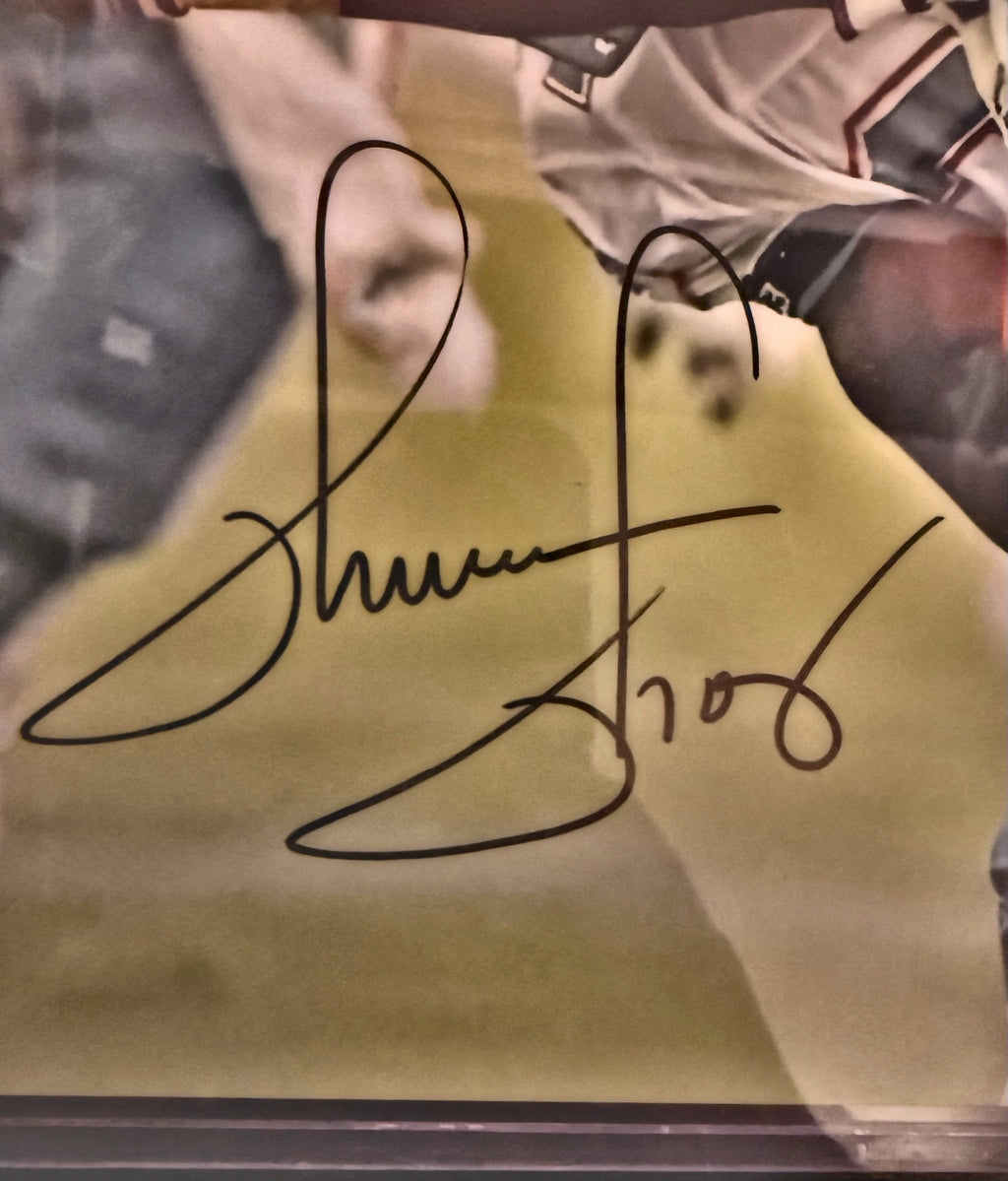 Thurman Thomas Buffalo Bills Signed 8.5x11 Photo Beckett Authenticated