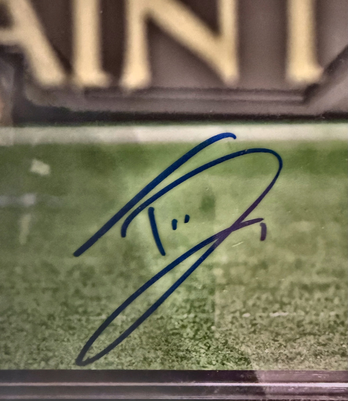 Trevon Diggs Dallas Cowboys Signed 8.5X11 Interception vs. Saints Photo Beckett